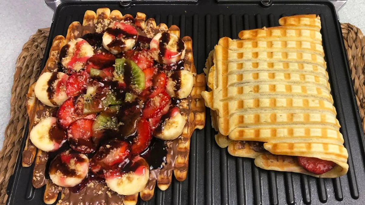 Tost Makinesinde Waffle Tarifi Görseli
